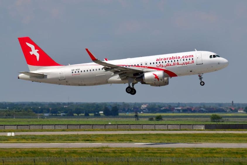Air Arabia Airbus A320-200 A6-AOO airplane.