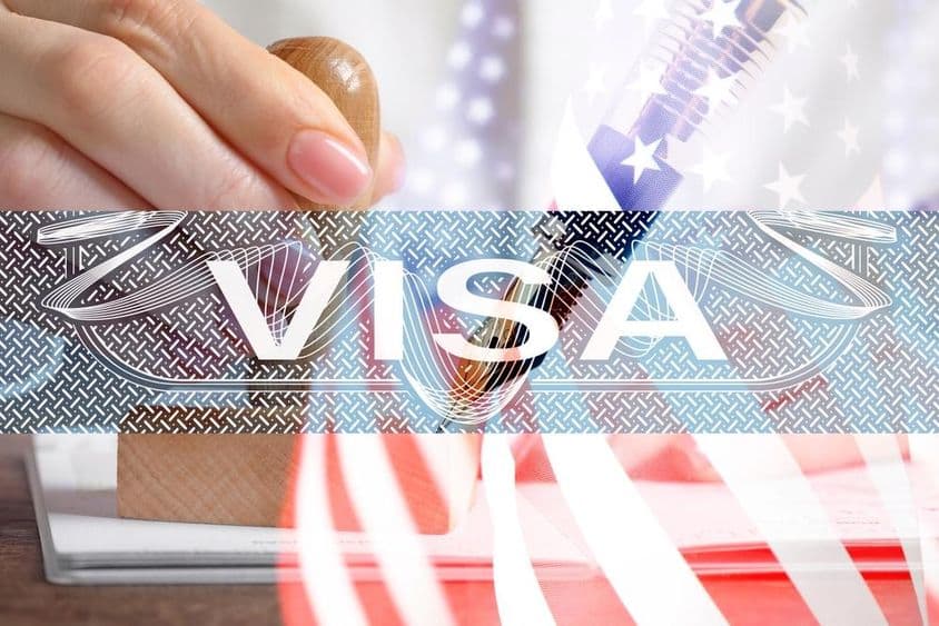 Visa to the United States of America.