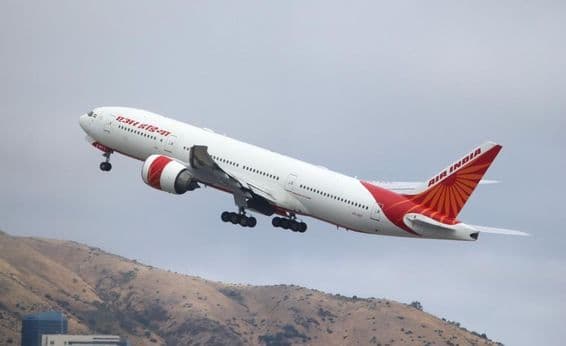 Air India Boeing 777-200LR aircraft.