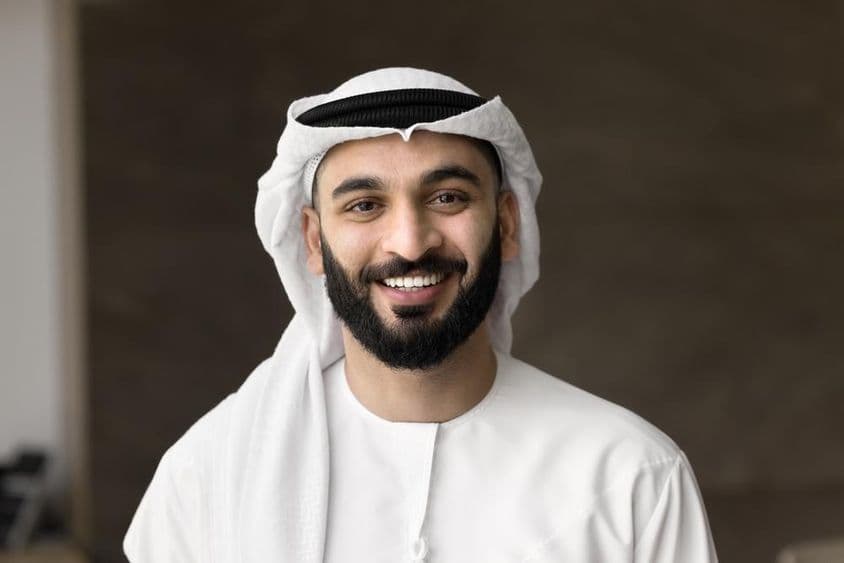 Successful company owner, young Arabian business executive.