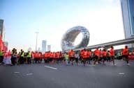 Running race, United Arab Emirates, Dubai.