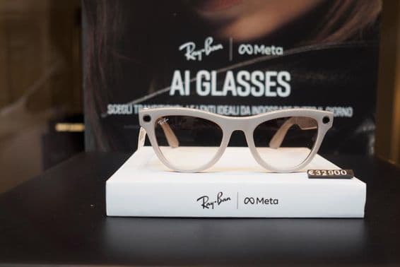Ray Ban Meta smart glasses.