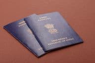 Indian passport for travel, flight, and business.