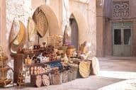 Al Seef Heritage Souq Arabian market, Dubai Deira.