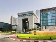 The Gate District in the DIFC, Dubai, United Arab Emirates.
