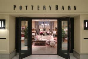 Pottery Barn at Shops at Riverside, an upscale mall.