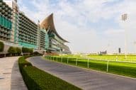 Meydan hotel and racecourse.