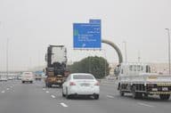 Traffic on the Sheikh Mohammed Bin Zayed (SMBZ) highway.