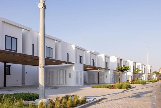 Modern houses and townhouses in Dubai.