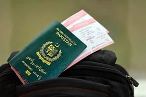 Green passport of the Islamic Republic of Pakistan.