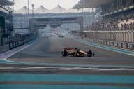 Training for Formula 1 Abu Dhabi Grand Prix.