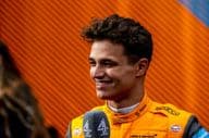 Lando Norris from the United Kingdom in McLaren F1 Team colors.