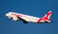 The Air Arabia Airlines Airbus A320 aircraft.