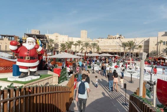 Dubai Christmas and New Year festive programs for children and adults.