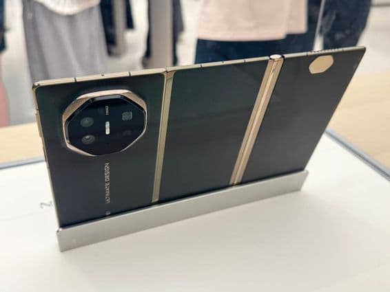 Huawei Mate XT, the first triple-display smartphone.
