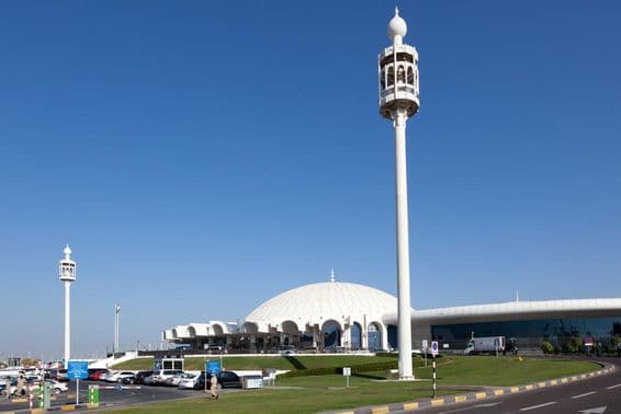 Terminal at Sharjah International Airport.