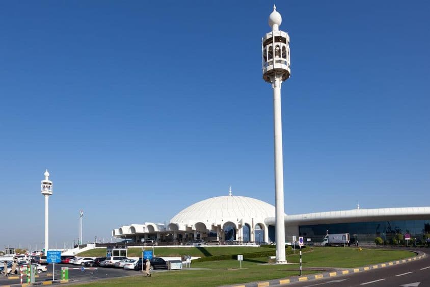 Terminal at Sharjah International Airport.