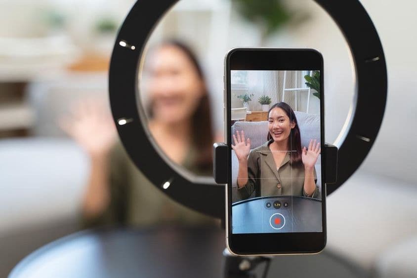 Influencer on social media.