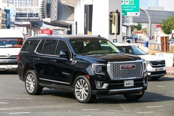 American luxury SUV, the GMC.