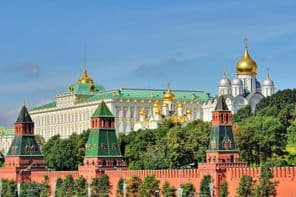 The Moscow Kremlin.