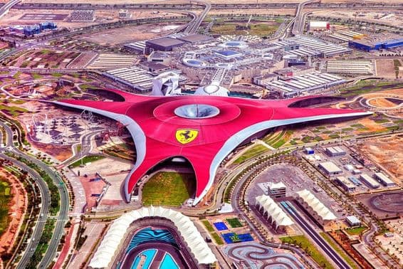 Abu Dhabi, the Ferrari World Park.