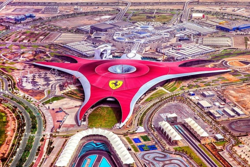 Abu Dhabi, the Ferrari World Park.