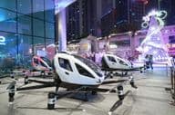 Air taxis designed for passenger transport.