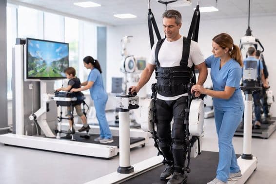 Healing with robotic assistance.