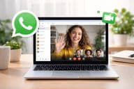 WhatsApp Web video call screen