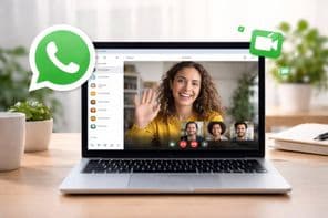 WhatsApp Web video call screen