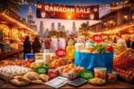 Ramadan market with price monitoring.