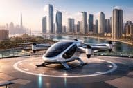 Sharjah air taxi: eVTOL at the vertiport