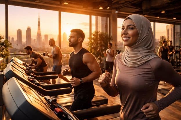 Golden Hour Workout in Dubai