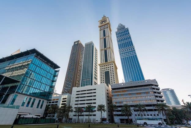 The United Arab Emirates' Big Ben tower.