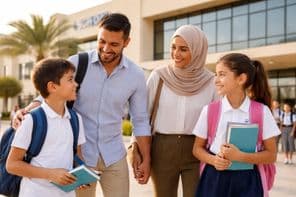 Winter break school moment