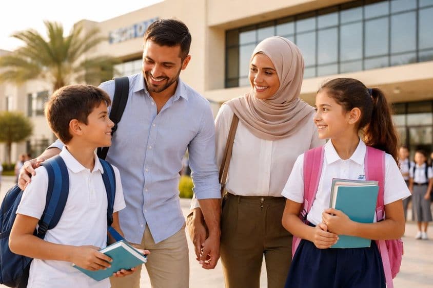 Winter break school moment