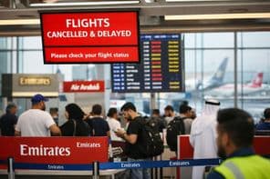 Flight cancellations due to airspace closure