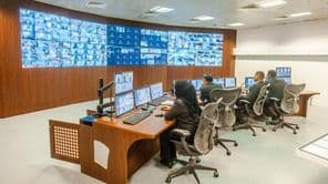 Control center in Dubai.