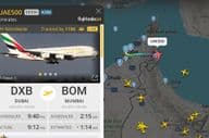 UAE500 live flight tracking map
