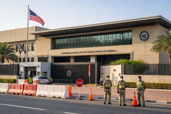 Temporary closure of American consulate