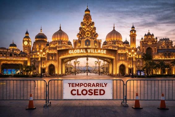 Temporary closure of Global Village
