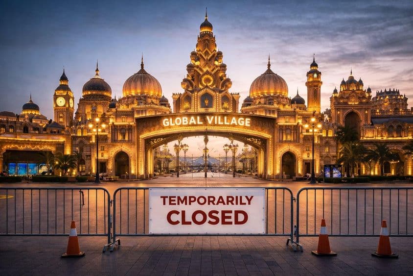 Temporary closure of Global Village