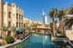 Traditional Arabian architecture and waterways at the Madinat Jumeirah resort