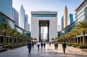 Life in Dubai's financial district