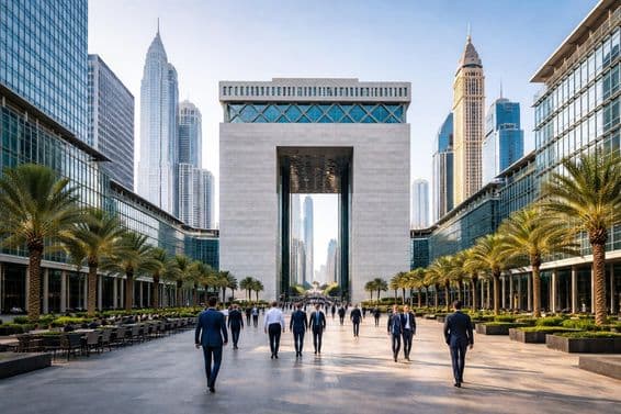 Life in Dubai's financial district
