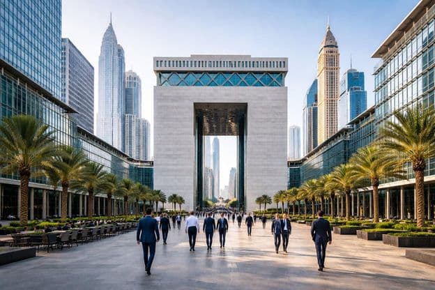 Life in Dubai's financial district