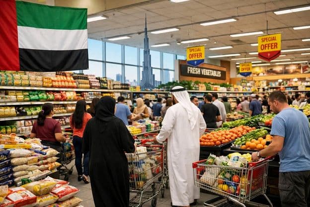 Stable food supply in Dubai