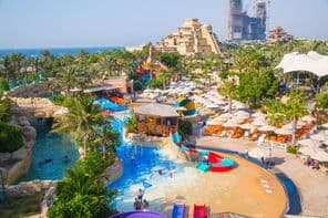 View of the Aquaventure water park.