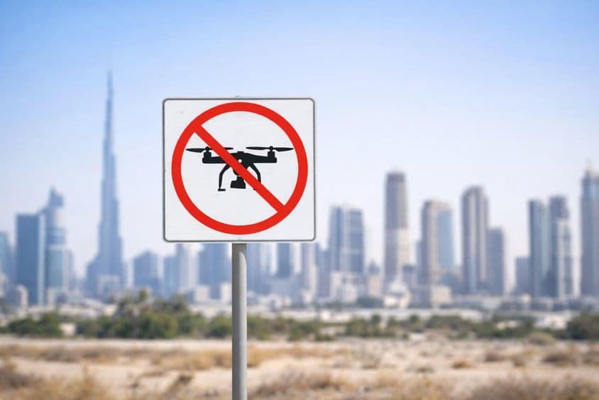 Total ban on drone flight