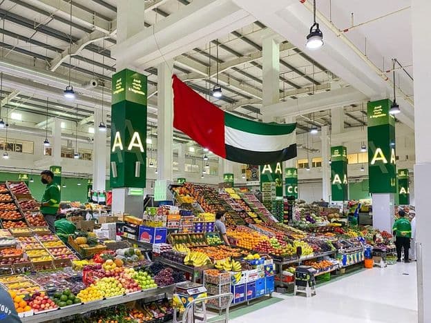 Vegetable market in Dubai